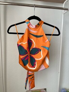 Sigrid Olsen Summer Halter Top Size S